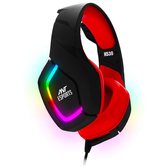Ant Esports H530 Multi-Platform Pro RGB Gaming Headset RED
